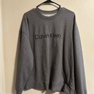 Calvin Klein Gray Crewneck Sweater